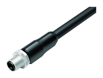 Tecnología de automatización - voltaje y fuente de alimentación--Conector de cable macho_824_1_KS_u_PUR