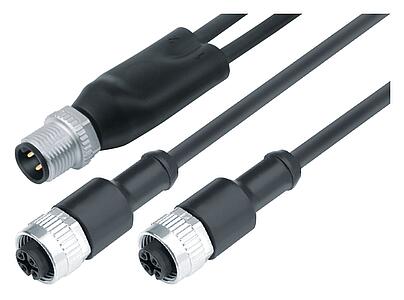 Automation Technology - Sensors and Actuators--Male cable splitter - 2 female cable connectors_765_0_19_DG_SK